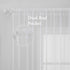 MIULEE 2 Panels Solid Color White Sheer Window Curtains Elegant Window Voile Panels/Draperies/Treatment for Bedroom Living Room (54 X 45 Inches White)
