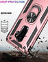 LUMARKE Galaxy S9+ Plus Case,Pass 16ft Drop Test Military Grade Heavy Duty Cover with Magnetic Kickstand Compatible with Car Mount Holder,Protective Phone Case for Samsung Galaxy S9 Plus Rose Gold