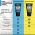 Super Fresh Man Parts Ball Deodorant For Men - 2-in-1 Deodorant & Powder Lotion that Deodorizes and Stops Sticky, Itchy, Smelly Man Parts - Aluminum Free, No Talc, No Parabens - Dermatologist Tested - Made in USA - 4 fl oz Tube (2 Pack)