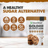GOLD - Brown Sugar Alternative Substitute 1:1 Sugar Replacement - Monk Fruit Erythritol Sweetener for Low Carb Dieters and Diabetics - No Calorie Sweetener, Non-GMO (1 Pound)