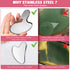 Gua Sha Facial Tool, Stainless Steel GuaSha Massage Tool Natural Universal Facial Beauty Silver Metal Gua Sha Board for SPA Acupuncture Tighten Skin Scraping Massage Tool for Face with Travel Pouch