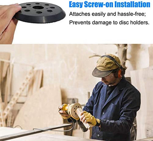 5" Hook and Loop Sander Pad for Milwaukee 6021-21, 6034-21 Random Orbit Sanders - Replacement for Pad Part Number 51-36-7100 - with Extra Hard Backing