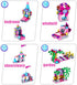 U & I Direct Building Blocks Set Toy for Girls, 25 in 1 Pink Princess Castle Building Bricks, 568 PCS STEM Construction Building Blocks Toys Set for Birthday for Kids Aged 6 7 8 9 10 11 12 Yr Old