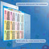 HOMIEVAR 2 Pack - Multiplication Charts and Division Poster Set - Math Classroom Charts Multipaction chart Times Table Charts , Educational Poster for Elementary Student ,Teacher Supplies