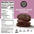 Dewey's Bakery Brownie Crips Cookie Thins | Baked in Small Batches | Real, Simple Ingredients | Time-Honored Southern Bakery Recipe | 9 oz
