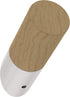 Franklin Brass B41615-PUW-B Modern Slant Hook, 2-1/4", Pine Unfinished & Pure White, 5 Pack