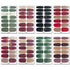 WOKOTO 20 Sheets Full Wraps Nail Art Polish Stickers Strips Set with 1Pc Nail File Glitter Star Adhesive Nail Decals Manicure Tips