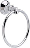 Delta Faucet Ashlyn Towel Ring, Chrome, Bathroom Accessories, 76446 6.38 x 7.57 x 2.25 Inches