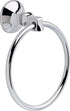 Delta Faucet Ashlyn Towel Ring, Chrome, Bathroom Accessories, 76446 6.38 x 7.57 x 2.25 Inches