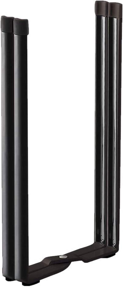 Anferstore Multifunction Eco Stylish Holder Cup Drain Rack, Home Tower Kitchen Stand Plastic Bag Garbage Bag Holder for Home Kitchen Tower (Black)
