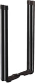 Anferstore Multifunction Eco Stylish Holder Cup Drain Rack, Home Tower Kitchen Stand Plastic Bag Garbage Bag Holder for Home Kitchen Tower (Black)
