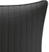INK+IVY 100% Cotton Single Euro Sham - European Square Decorative Pillow Cover, Hidden Zipper Closure (Cushion NOT Included), Camila, Quilted Black 26"x26"