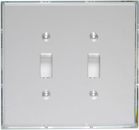 GlassAlike„¢ Double Switch Acrylic Mirror Plate