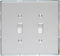 GlassAlike„¢ Double Switch Acrylic Mirror Plate