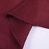 Biscaynebay Textured Fabric Round Tablecloths 60 Inches in Diameter, Burgundy Water Resistant Tablecloths for Dining, Kitchen, Wedding, Parties etc. Machine Washable