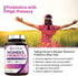 Doctor's Recipes Women’s Probiotic, 60 Caps 50 Billion CFU 16 Strains, with Organic Prebiotics Cranberry, Digestive Immune Vaginal & Urinary Health, Shelf Stable, Delayed Release, No Soy Gluten Dairy
