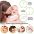 Baby Cotton Swabs, Organic Chlorine-Free Safety Swabs for Kids or Newborn Babies, 100% Biodegradable Gentle Baby Qtips, Cruelty-Free & Hypoallergenic Children Cotton Buds (4 packs of 55 ct. Total 220)