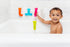 Boon PIPES Building Toddler Bath Tub Toy for Kids Aged 12 Months and Up, Blue (Pack of 5)