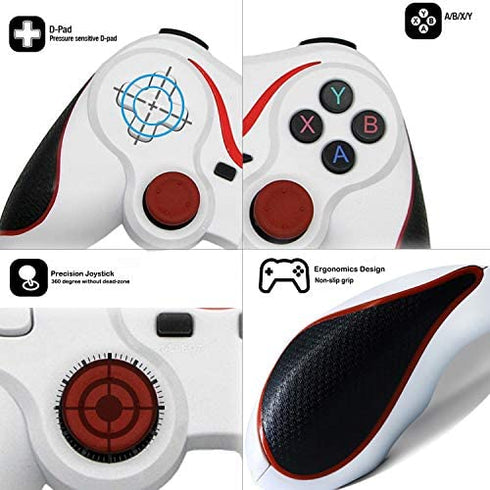 Mobile Game Controller for Android, Megadream Wireless Key Mapping Joystick Gamepad for Call of Duty & PUBG Mobile & More, Compatible for Samsung Galaxy LG HTC Other Phone Tablet, Not for iOS