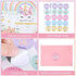 24 Pack Unicorn Birthday Invitation Unicorn Party Invitation Unicorn Invitation Card, 30 Rainbow Unicorn Sticker Labels, 24 Envelope Unicorn Party Supplies for Birthday ()