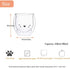 Cute Mugs Glass Double Wall Insulated Glass Espresso Cup, Coffee Cup, Tea Cup, Milk Cup, Best gift for Office and Personal Birthday (Cat)