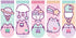 Pusheen The Cat Ankle Socks - Pusheen Ice Cream Polka Dot Designs - 5 Pairs