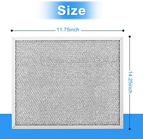 Range Hood Filter Replace Broan Model BPS1FA30, 99010299 -11-3/4" X 14-1/4" X 3/8" for NuTone Allure WS1 QS2 and Broan QS1 30" Range Hoods (2-Pack)