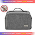 HOMEST Toaster Dust Cover with Pockets Compatible with Cuisinart 2 Slice Toaster, Can Hold Jam Spreader Knife & Toaster Tongs, Dust and Fingerprint Protection, Grey