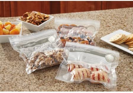 FoodSaver FreshSaver Gallon-Size Zipper Bags, 12-Count