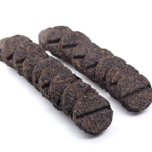 LWXLJMJZC?(80 Cups)Pu-erh Tea in Bamboo Leaf Tube -Ripe Puerh Tea Cake -Shu Puer Tea (7.1 Ounce)