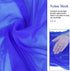 ASOCEA Extra Large Bird Cage Seed Catcher Birdcage Seeds Guard Skirt Nylon Mesh Netting Parrot Parakeet Round Square Cage - Blue (Not Include Birdcage)