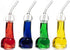 Last Night Out Bachelorette Glasses set of 4, Funny Novelty Glasses with Borosilicate Straws and a Funnel, Great Cocktail Glass for a party - Gift for your BFF Best Friend