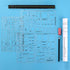 Sooez Architectural Templates, House Plan Template, Interior Design Template, Furniture Template, Drawing Template Kit, Drafting Tools and Supplies, Template Architecture Kit, 1/4 Scale