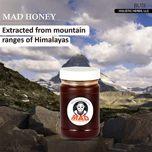 Mad Honey Nepal | Himalayan Honey | From Nectar of Rhododendron Plant | Medicinal Honey | 1 Teaspoon a day | 7.05 Oz. (200g)