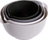 BoxedHome Classic Mixing Bowl Set, BPA Free Plastic, Microwave and Dishwasher Safe (Set of 4, Grey)