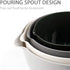BoxedHome Classic Mixing Bowl Set, BPA Free Plastic, Microwave and Dishwasher Safe (Set of 4, Grey)