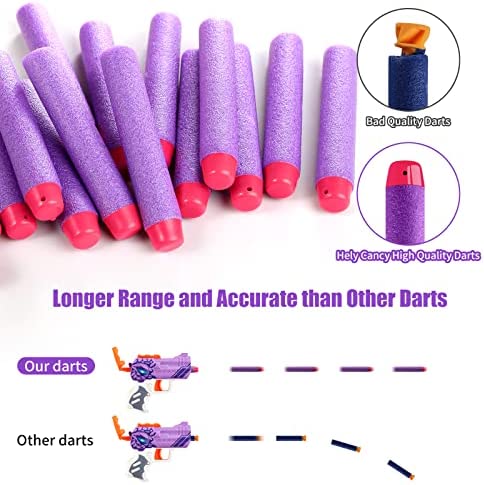 Girls Tactical Vest Kit with Blaster - Kids Pink Tactical Vest Compatible with Nerf Rebelle N-Strike Purple Darts for Girl