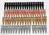 Cribbage Pegs Friends and Family Pack - Premium Metal Cribbage Pegs Set of 72 in Four Colors; 1? Tall; Fit 1/8 Holes, Red Velveteen Pouch, Bundled Items