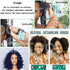 BESTOOL Detangling Brush for Black Natural Hair, Detangler Brush for Natural Black Hair Curly Hair Afro 3/4abc Texture, Faster n Easier Detangle Wet or Dry Hair with No Pain (Black)