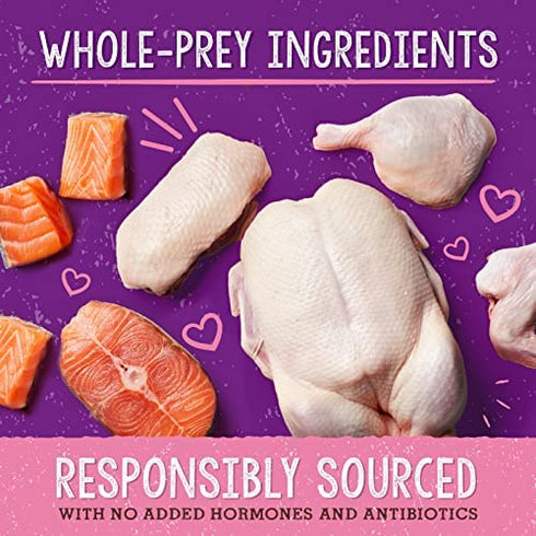 Stella & Chewy’s – Stella’s Solutions Skin & Coat Boost – Cage-Free Duck & Wild-Caught Salmon Dinner Mixer – Freeze-Dried Raw, Protein Rich, Grain Free Cat Food – 7.5 oz Bag