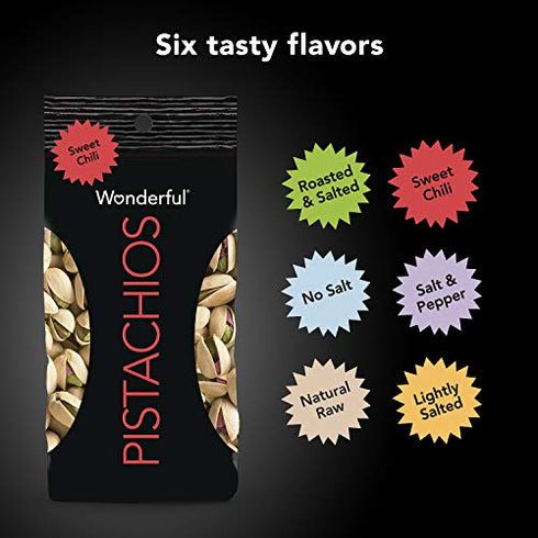 Wonderful Pistachios, Sweet Chili Flavor Nuts, 14 Ounce (Pack of 1)