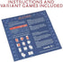 Euchre Card Game - 2 Specialty Decks Pre-Stripped to 33 Cards for Classic American Euchre or 32 Card 6-Player Variant - Custom Bower Jacks Card Art and Blank Counter Cards Included