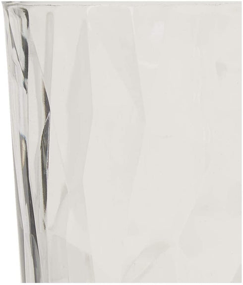 Bormioli Rocco Diamond Cooler Glasses, Clear, 16 oz, Set of 6