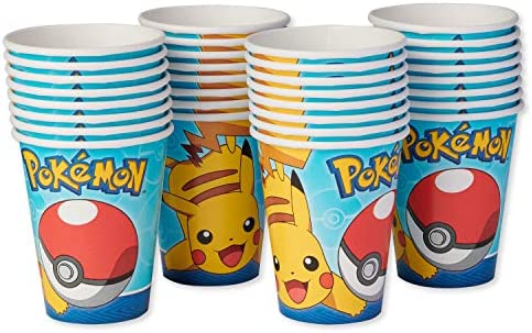 American Greetings Pokemon Party Supplies, 9 oz Paper Cups (32-Count)