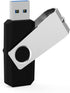 64 GB Flash Drive, Aiibe USB Flash Drive Thumb Drive 64GB Memory Stick Zip Drive Swivel Design Pen Drive Fold Storage Jump Drive 64 G USB 2.0 Black