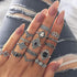 BERYUAN Rings Black Rings Goth Rings for Women Rings for Teen Girls Womens Rings Cute Rings Stackable Rings Set?12Pcs)(Rings Size 5,5.5,6.5,7,7.5,8.5)