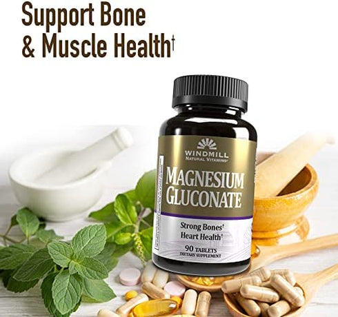 Magnesium Gluconate 500 Mg 90 Tb - From Windmill