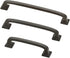 Franklin Brass P29521K-SI-B Pull with Square Feet, 3" (76mm), Soft Iron, 10 Count