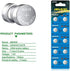 JNKXIXI 100 Pack LR44 AG13 357 Battery 1.5V SR44 A76 GP76 Lr 44b L1154c 303 Ornament Batteries Button Coin Cell Batteries