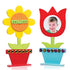 Baker Ross AR264 Wooden Flower Blanks for Kids - Pack of 4, Woodcraft Painting Craft Kits for Kids Art Activities